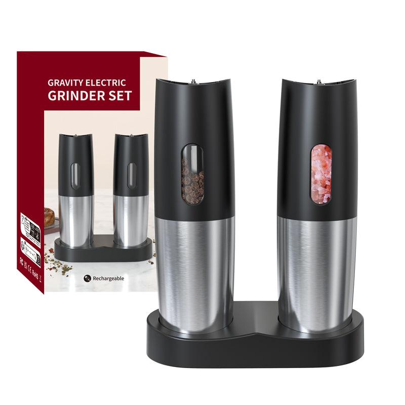 KLT Base Charging Rechargeable Pepper and Salt Electric Grinder with Base Gravity Sensing Kitchen Tools and Utensils KYMQ-26A&KYMQ-26C - KLT (ZHUHAI KELITONG ELECTRONIC CO., LTD.)