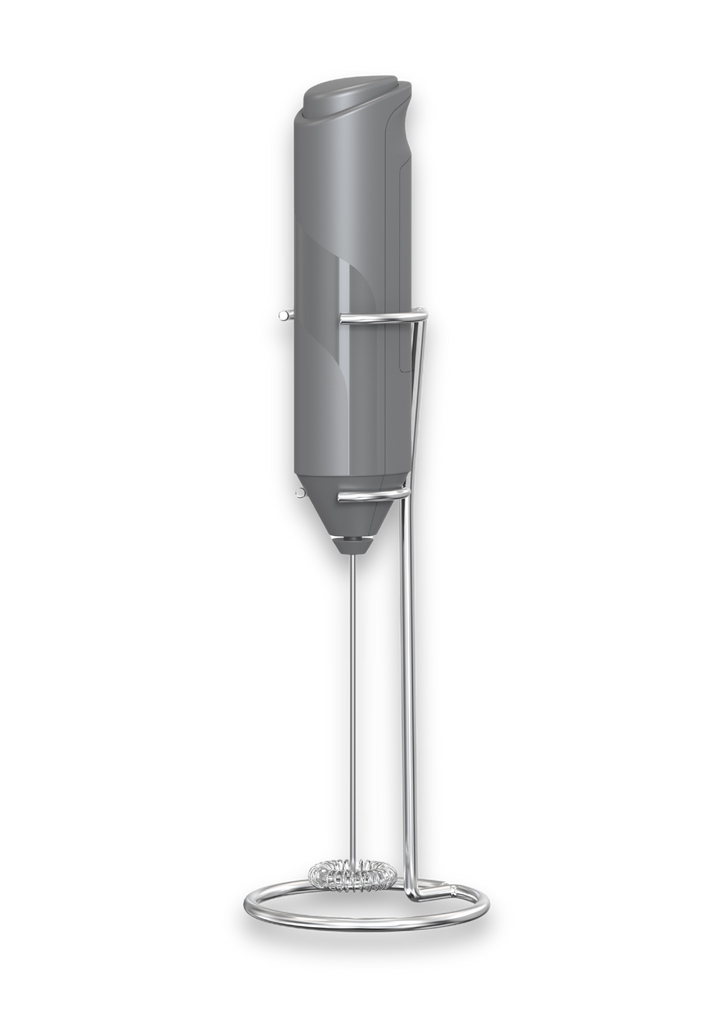 KLT Dark Knight Series Dry Alkaline Battery Electric Milk Frother Automatic Milk Forther Coffee Foamer Mixer Coffee Kitchen with Base KJBQ-4-BS