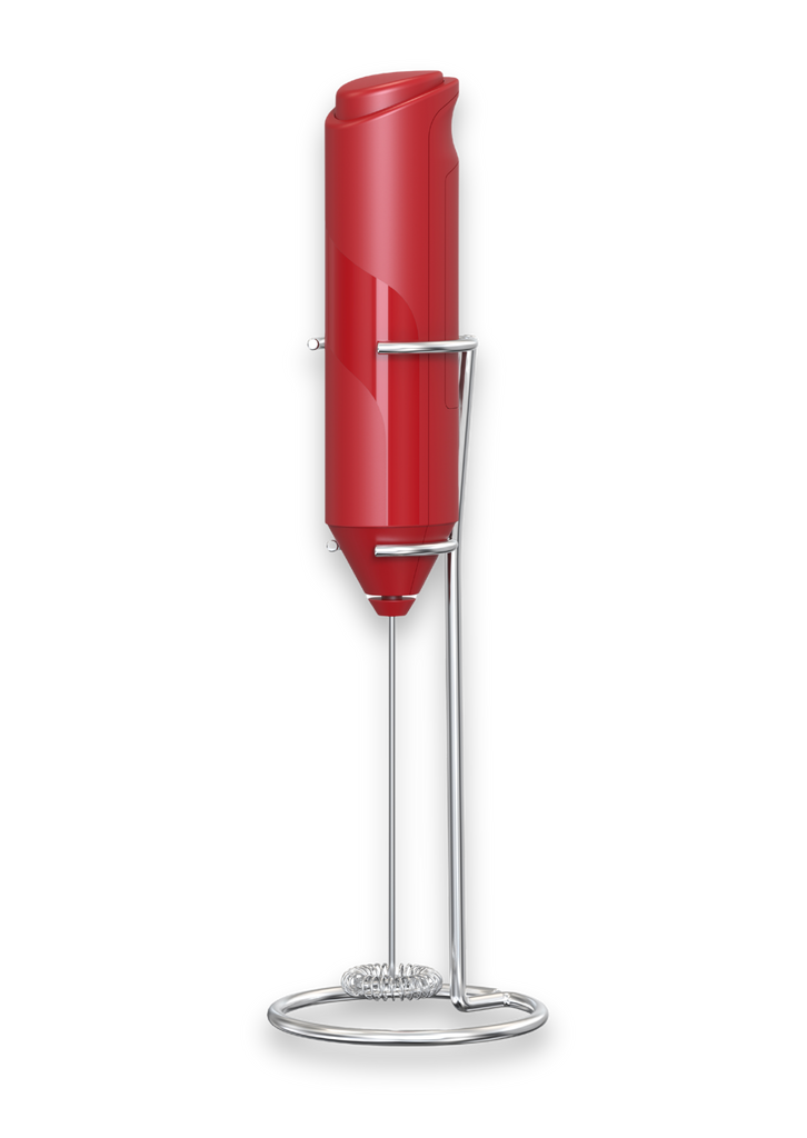 KLT Dark Knight Series Dry Alkaline Battery Electric Milk Frother Automatic Milk Forther Coffee Foamer Mixer Coffee Kitchen with Base KJBQ-4-BS